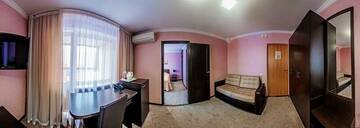 Номер стандарт бизнес с 1 двуспальной кроватью в Гостинице Лада